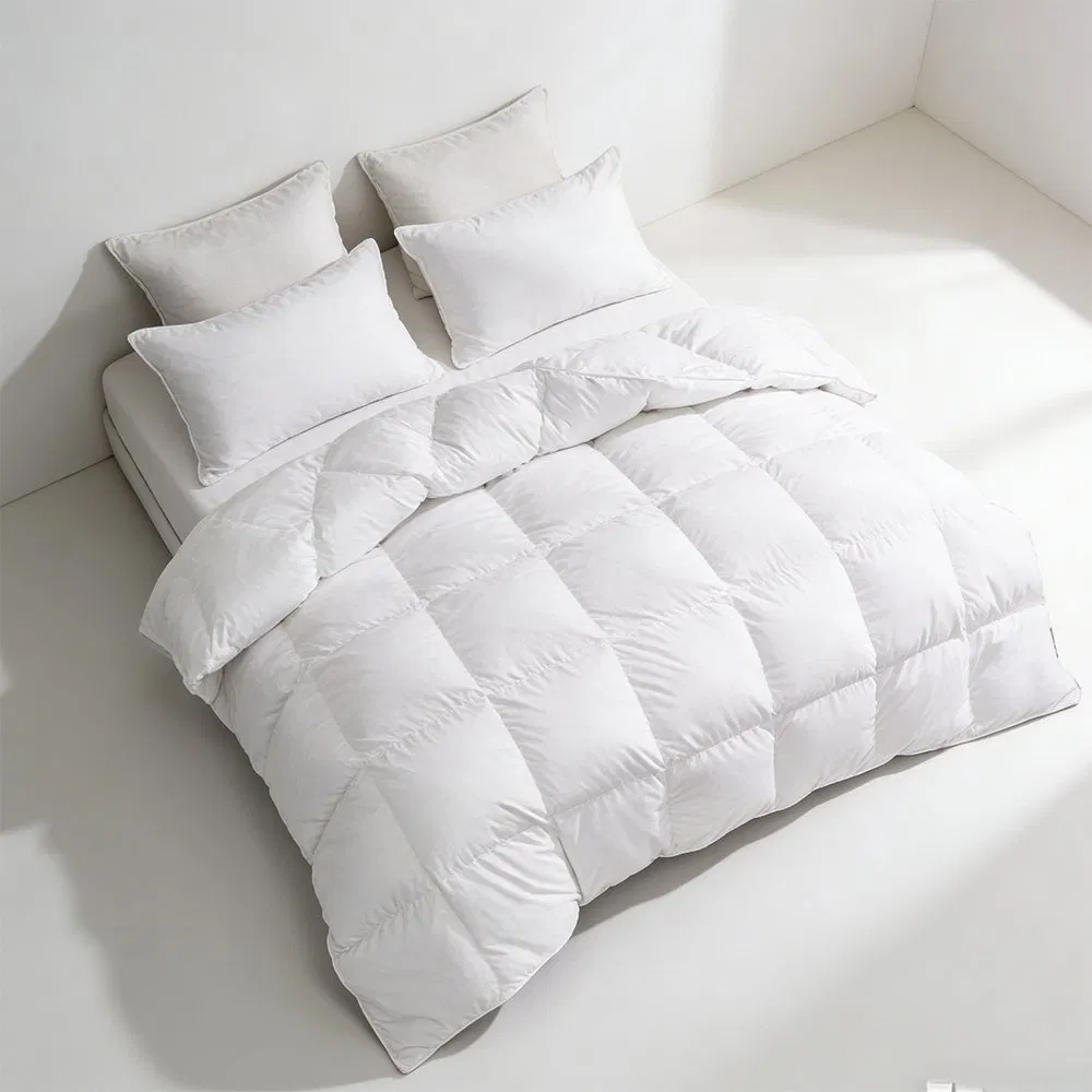 Luxurious Fluffy Duck Feathers Quite Winter Soft Home Hotel Down Duvet