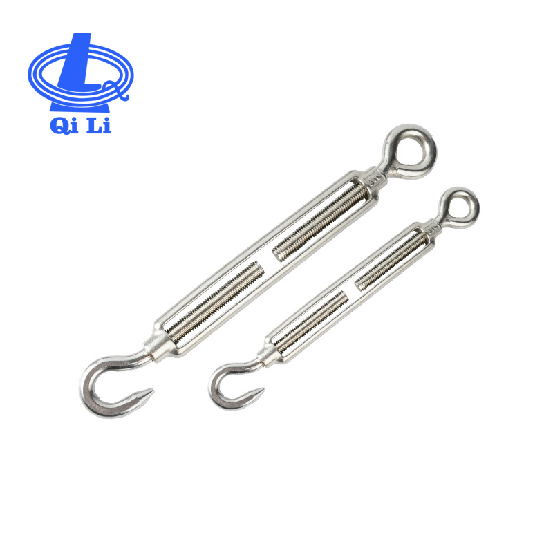 China Supplier High Quality Stainless Steel Turnbuckle with Hook and Eye
