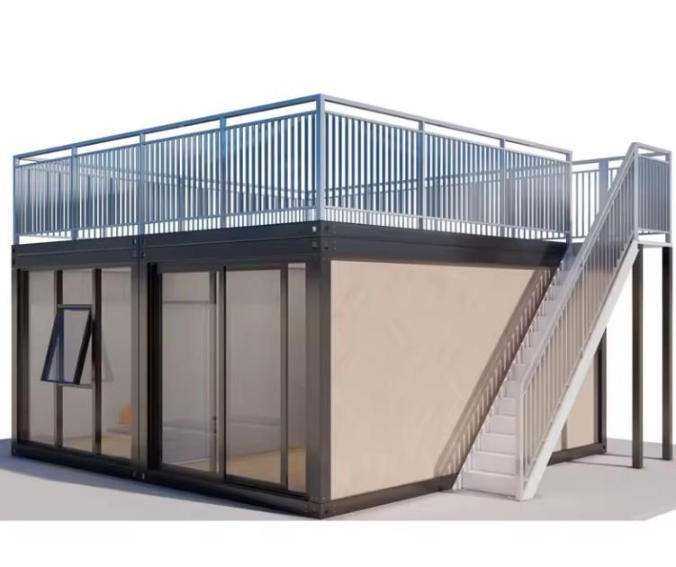 High Quality Tiny House 20 40FT Portable Customized Design Camping Container House for Office Studio Living