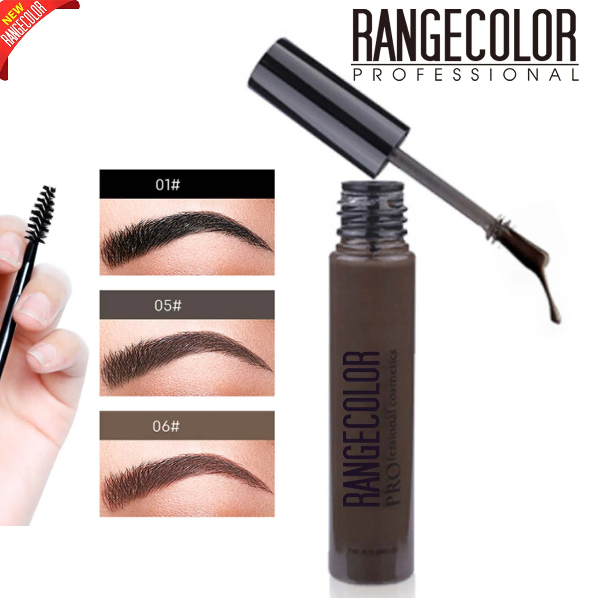 Professional Waterproof Long Lasting Perfect Eyebrow Gel Private Label Cosmetic