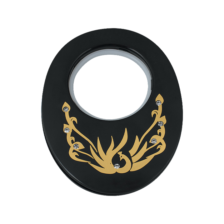 Elegant Oval Curtain Rings with Eyelets for Chic Home Decor