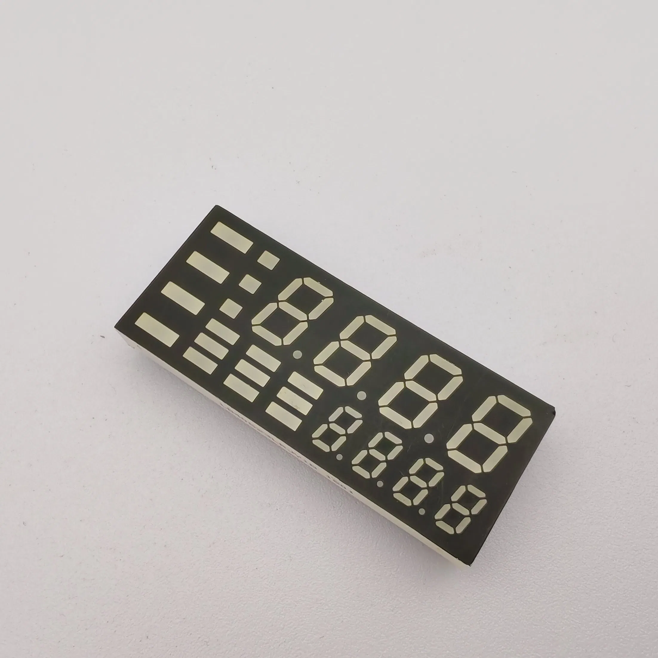 Multi-Color (R/Y/G) 4-Digit 7-Segment LED Display for Digital Ovens