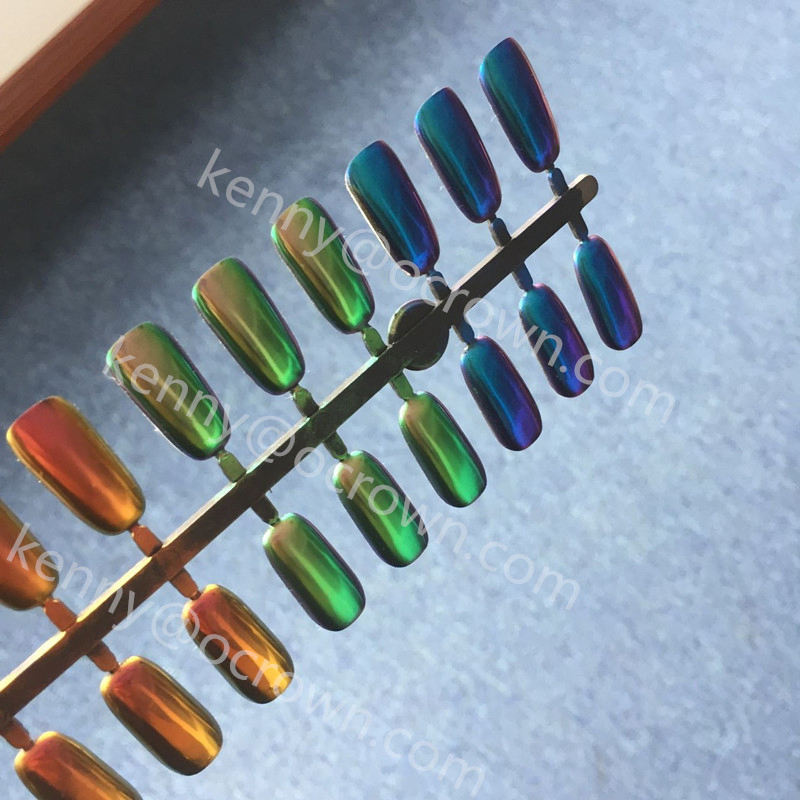 Nail Decoration Chrome Mirror Effect Chameleon Pigment Powder