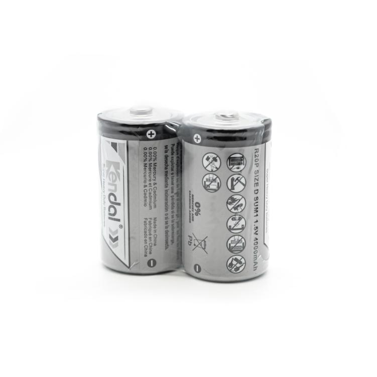 Батарейка D R20 1.5V, 4500mAh, угольно-цинковая