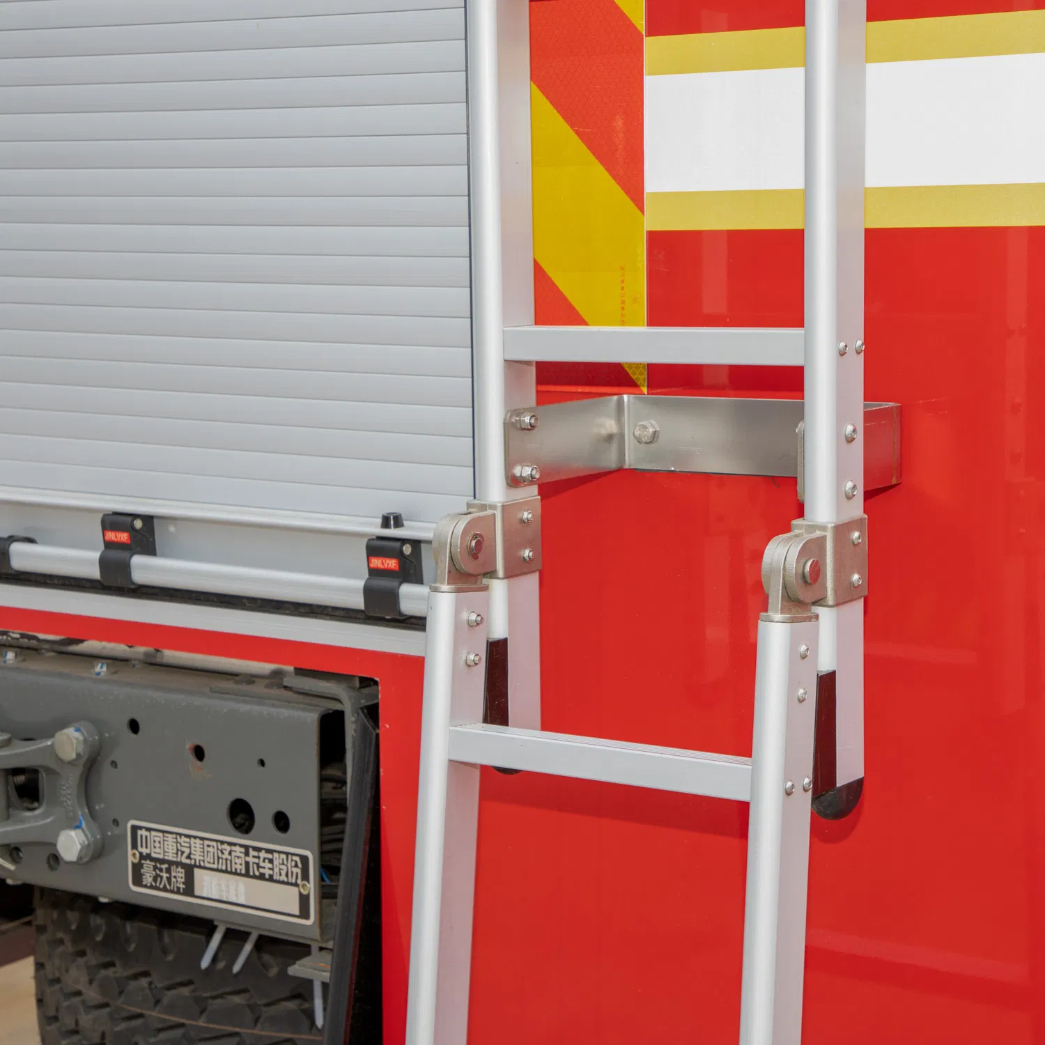 Fire Truck Customized Locked Roller Door