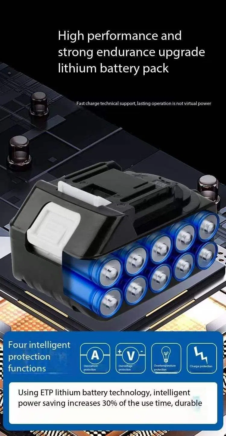 Compact Multi-Functional Electric Drill Set for Household Use