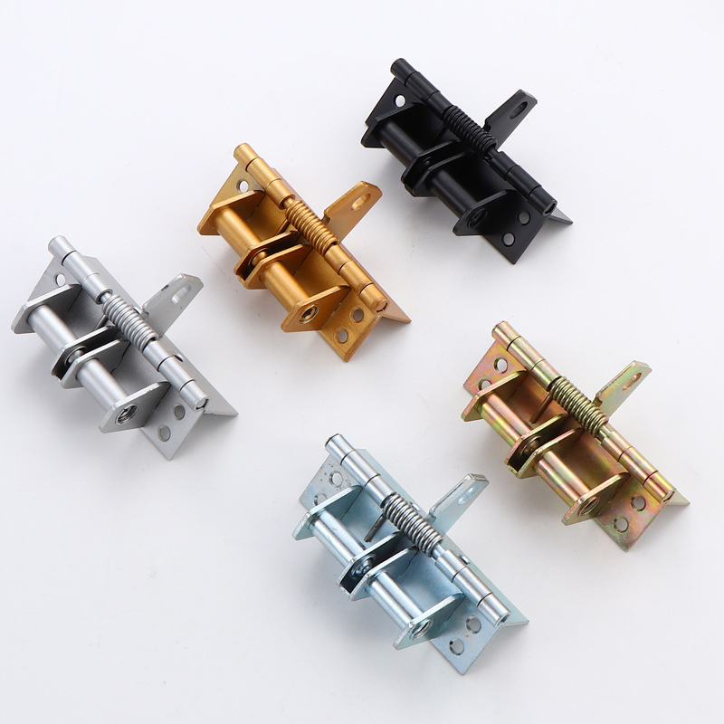 4-Inch Invisible Door Spring Automatic Closing Hinge Multifunctional Closer Hinge