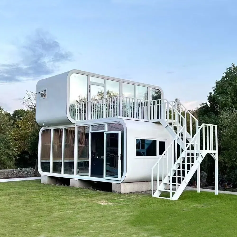 Double Layer Movable Vacation Home for Temporary Residence Rental Apple Cabin