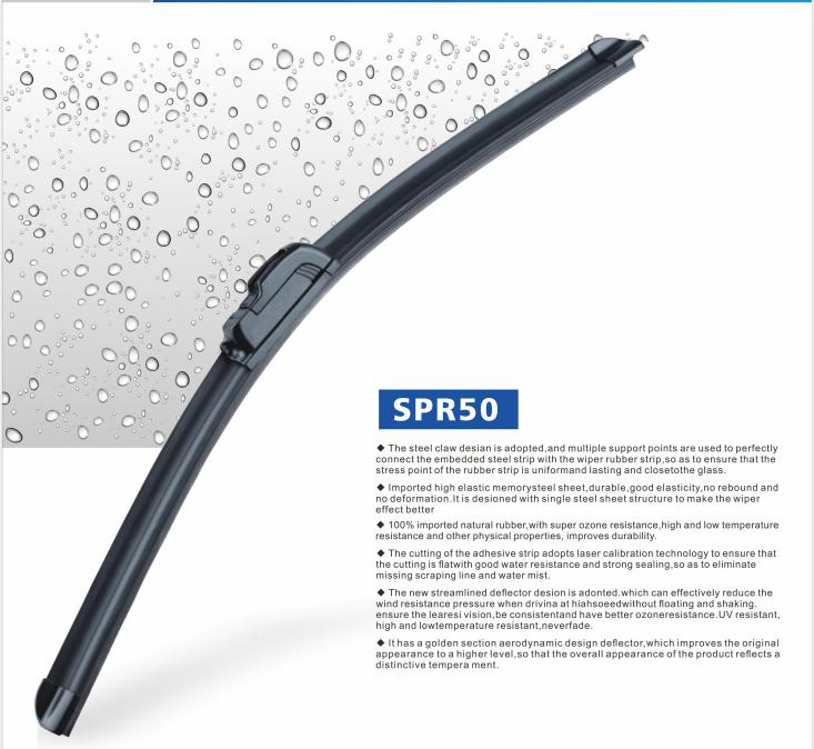Бесшумные бескаркасные щетки стеклоочистителя, 10-26 дюймов