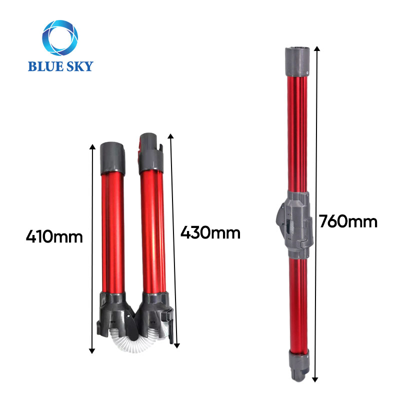 Flexible Folding Bendable Aluminum Tube Extension Tube for Dysons V7 V8 V10 V11 V12 V15 Vacuum Cleaner Parts