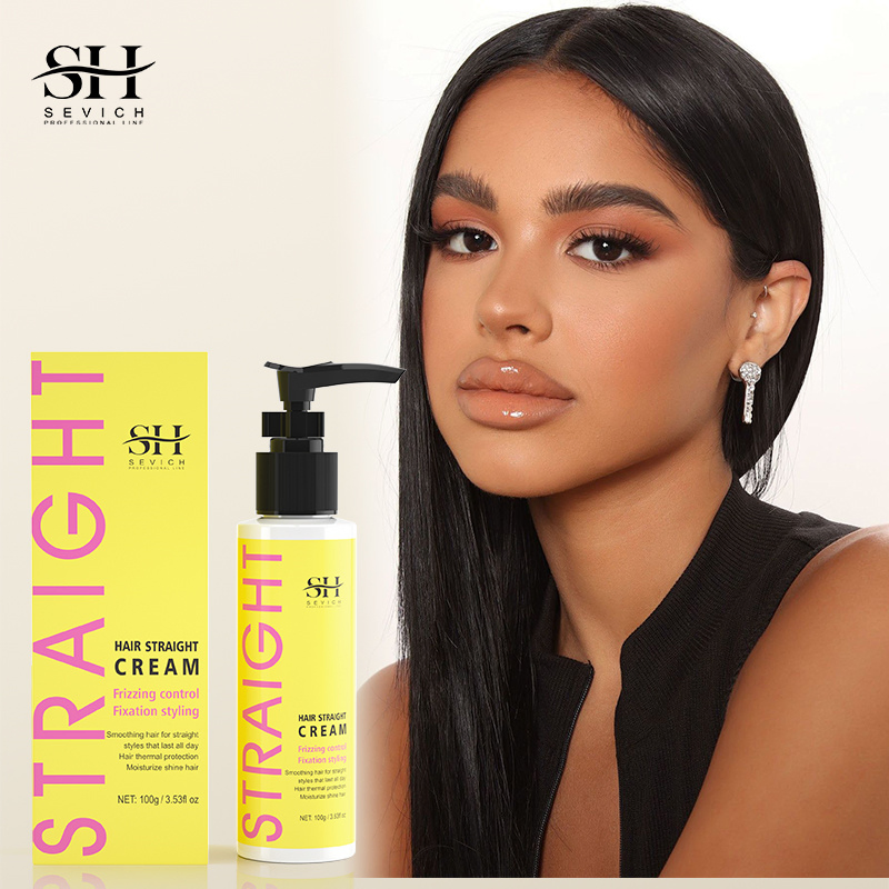 Natural Formaldehyde-Free Natural Oil Care Glossy Appearance Treatment Salon Straight Hair Cream