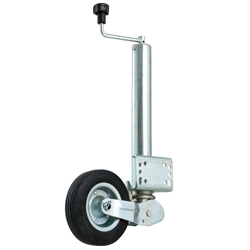Europe Type 500lbs 48mm 60mm 8 Inch Solid Rubber Wheel Jockey Wheel Trailer Jack