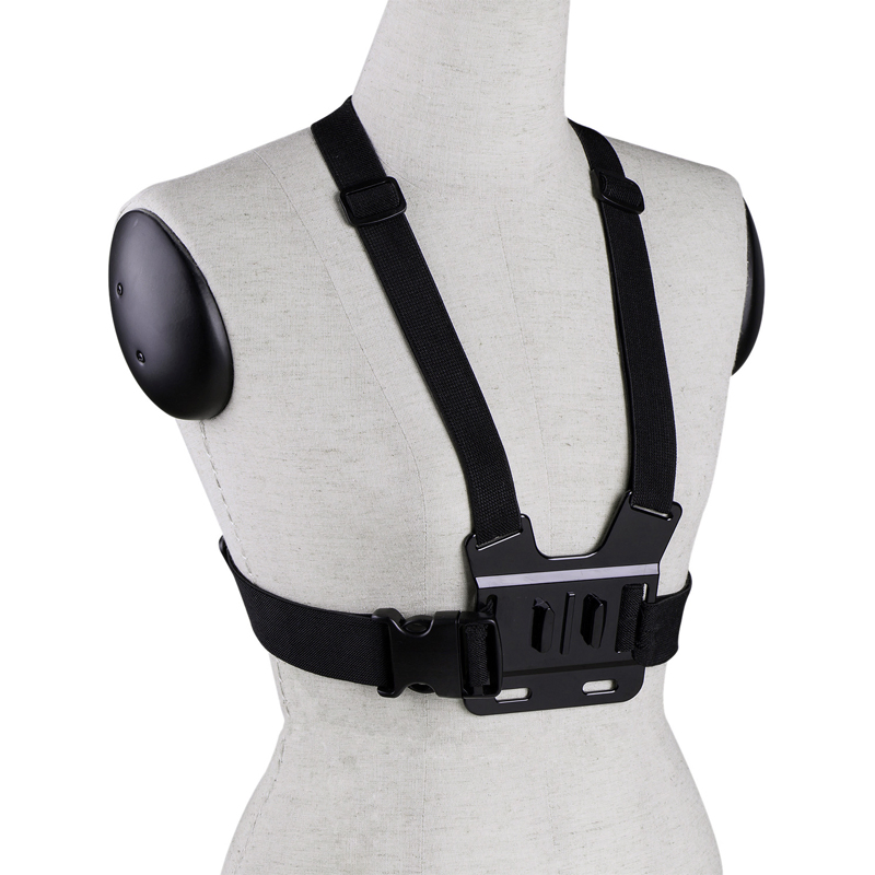 Factory Wholesale Adjustable Chest Mount Harness Strap for Gopro Action Camera