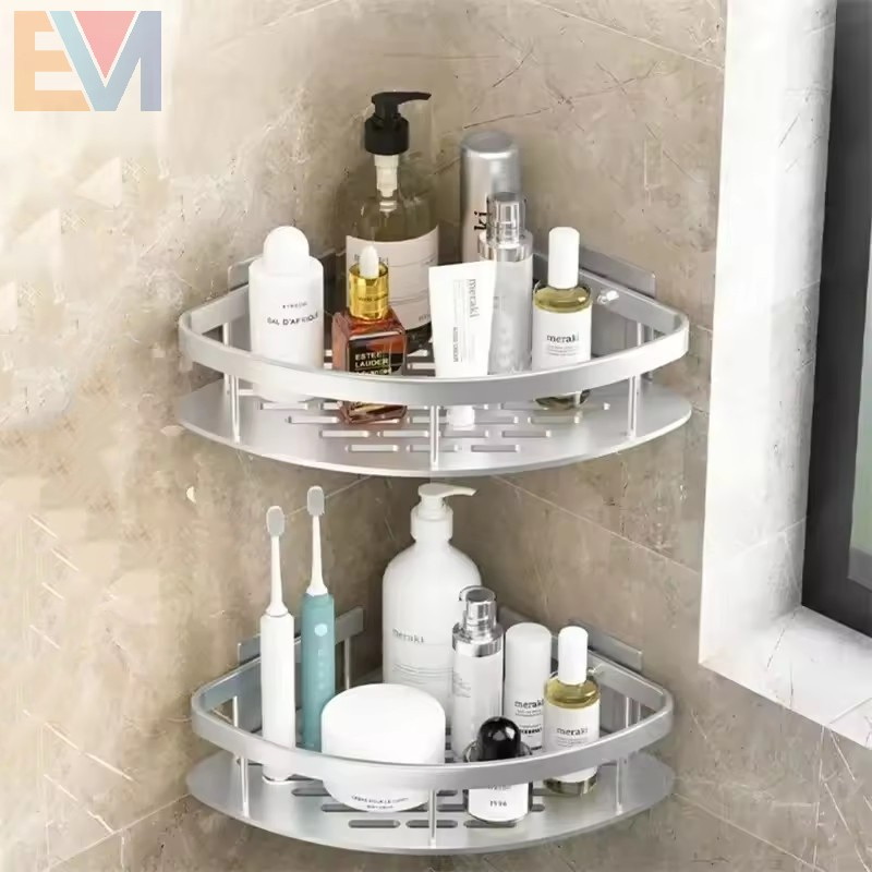 Kitchen Home or Hotel Modern Single Triangle Stainless Steel Bathroom Stainless Steel Shower Rack