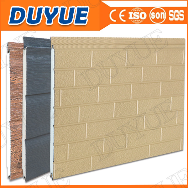 Sandwich Panel PU / Polyurethane / Siding / Polyurethane / Metal Carved Sandwich Panel / Fire Prevention Carved Panel