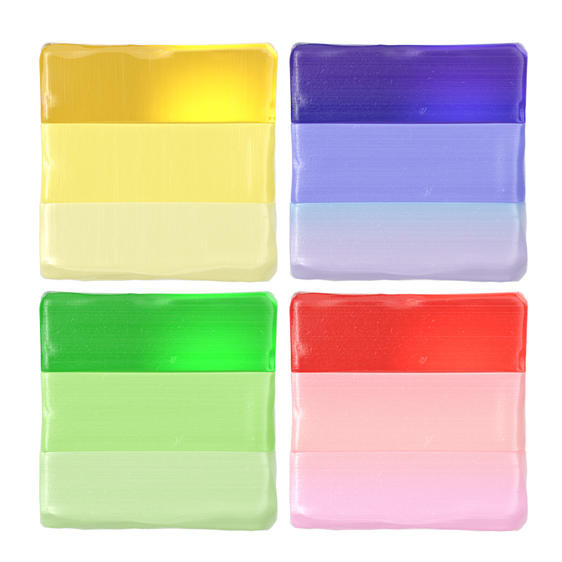 Factory Price Cleanse and Soothe Skincare Tricolor Soap