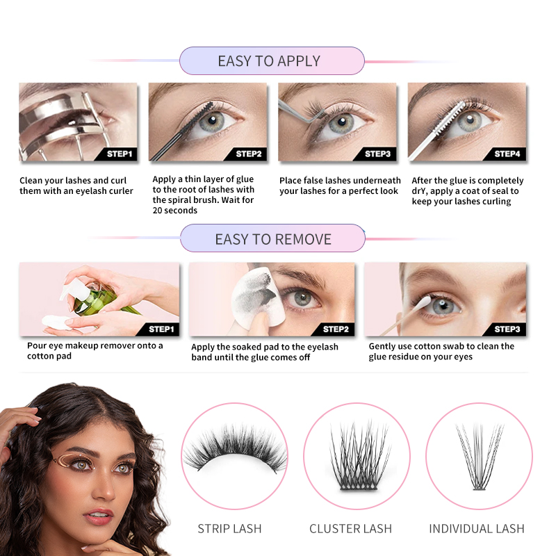 2 in 1 Bond and Seal Glue Waterproof Long-Lasting Lash Glue