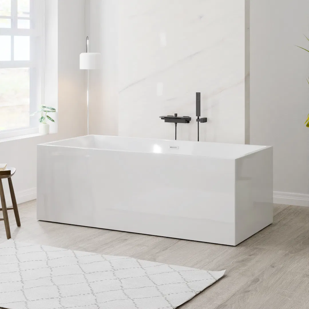 Белая акриловая ванна для замачивания