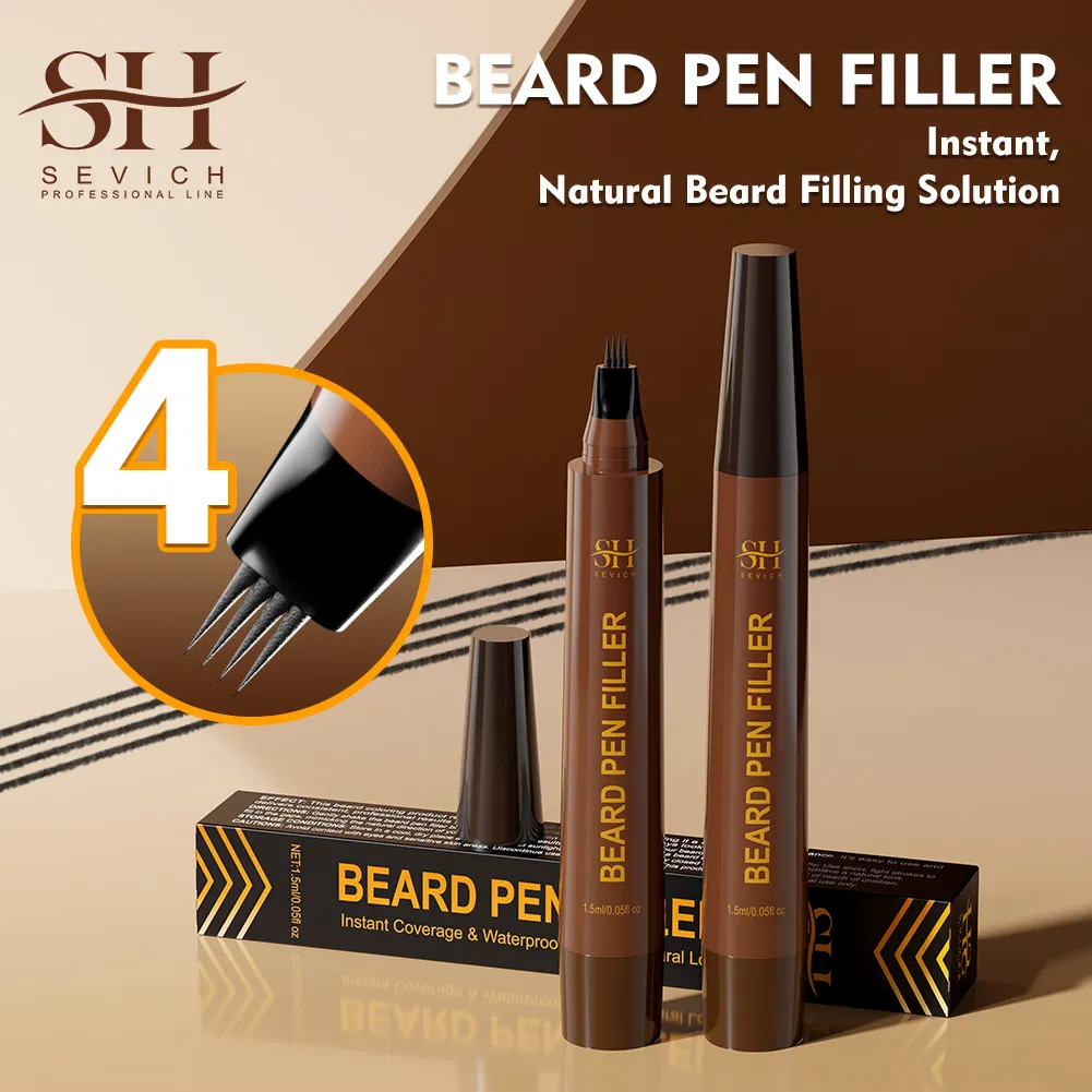 Waterproof Long Lasting Beard Moustache Pen Beard Full Enhancer Pen