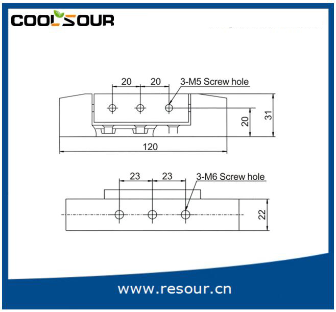 Edgemount Hinges, Cold Room Door Hinge, Dh-1330/Cx-1330, Yl-1330