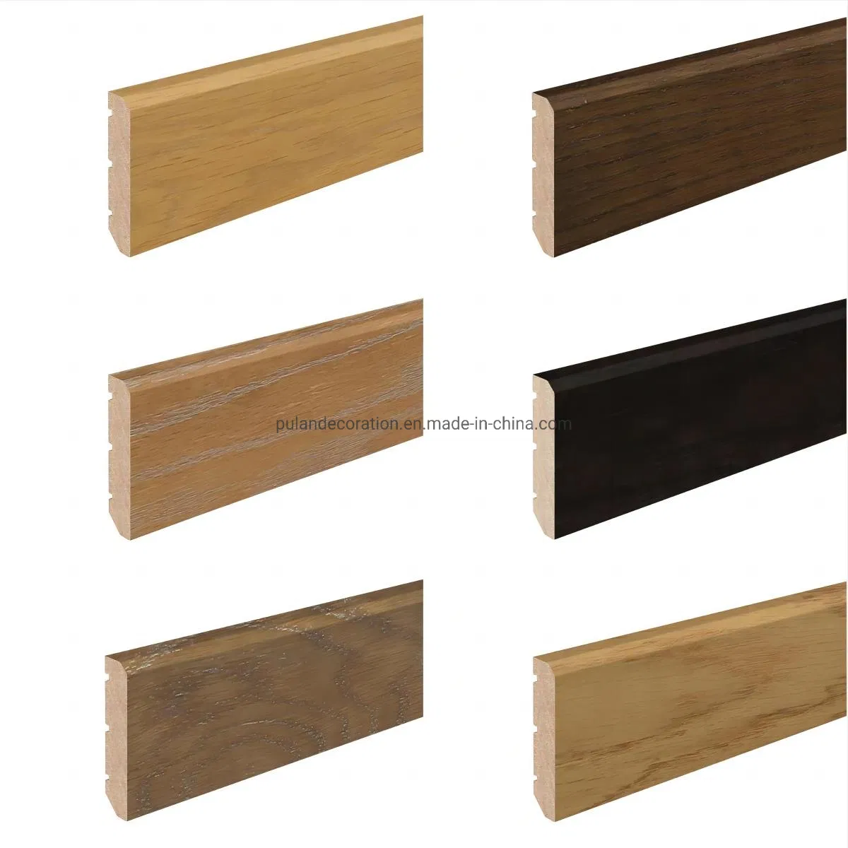 Premium Solid Wood Flooring Skirting Kicker for Elegant Wall Trim