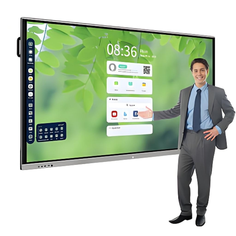 Smart 98-Inch 4K Touchscreen Display Wireless Screen Mirroring Interactive Whiteboard