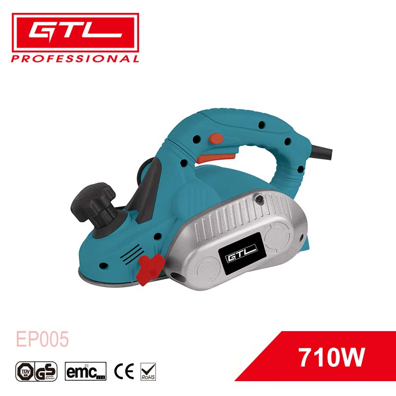 710W Wood Working Machine Corded Hand Planer 82X2mm Portable Electric Planer (EP005)