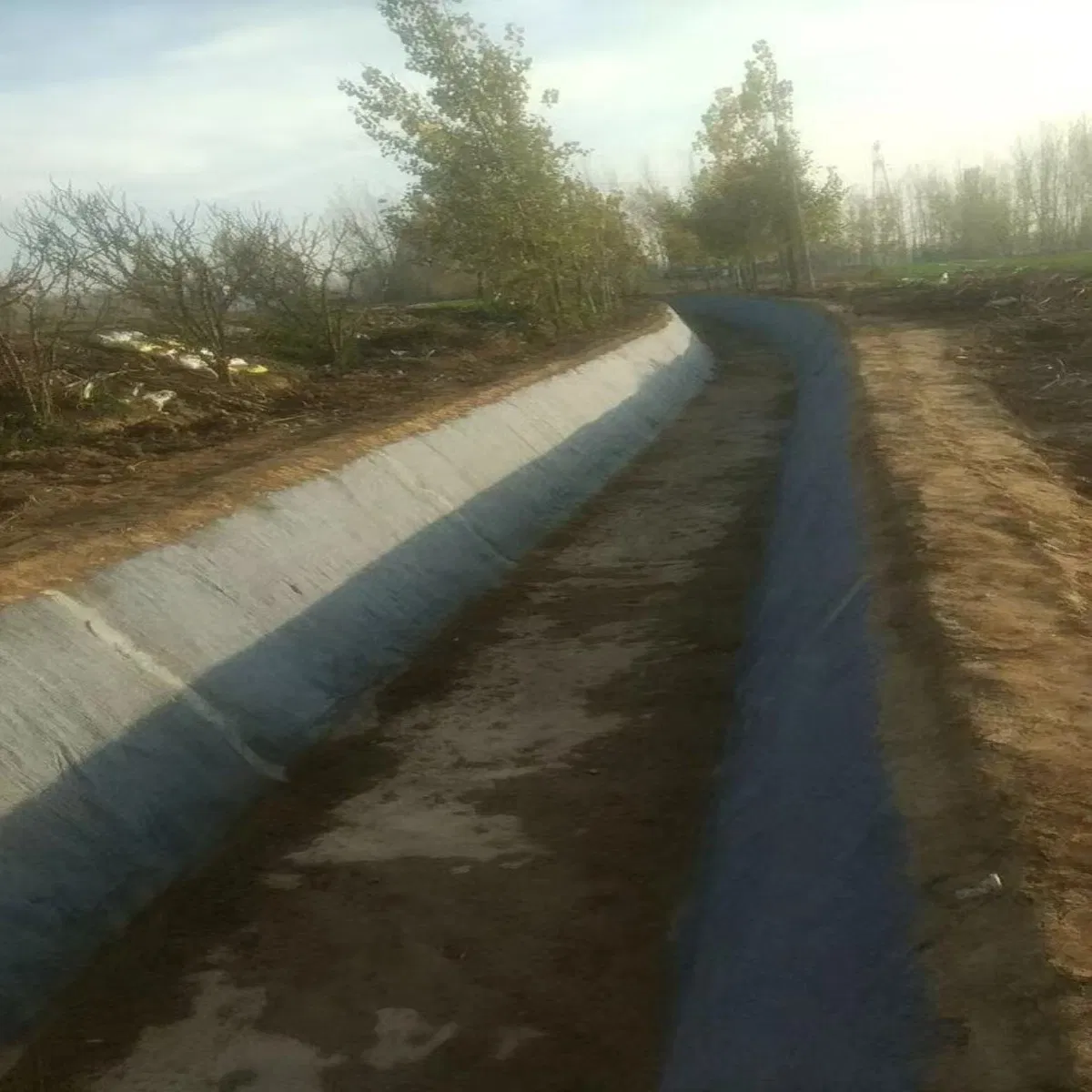 Slope Protection Geosynthetic Mat Concrete Fabric Cement Blanket for Reservoirs