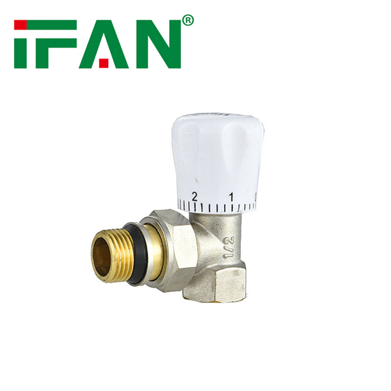 Ifan Wholesale Brass Plated Automatic Thermostatic Radiator Valve for Home