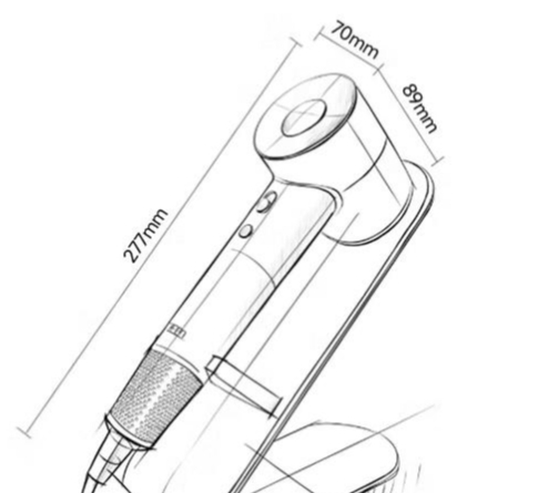 Supersonic HD07 HD08 Negative Ion Fast Speeding Hair Dryer Hair Straghtener