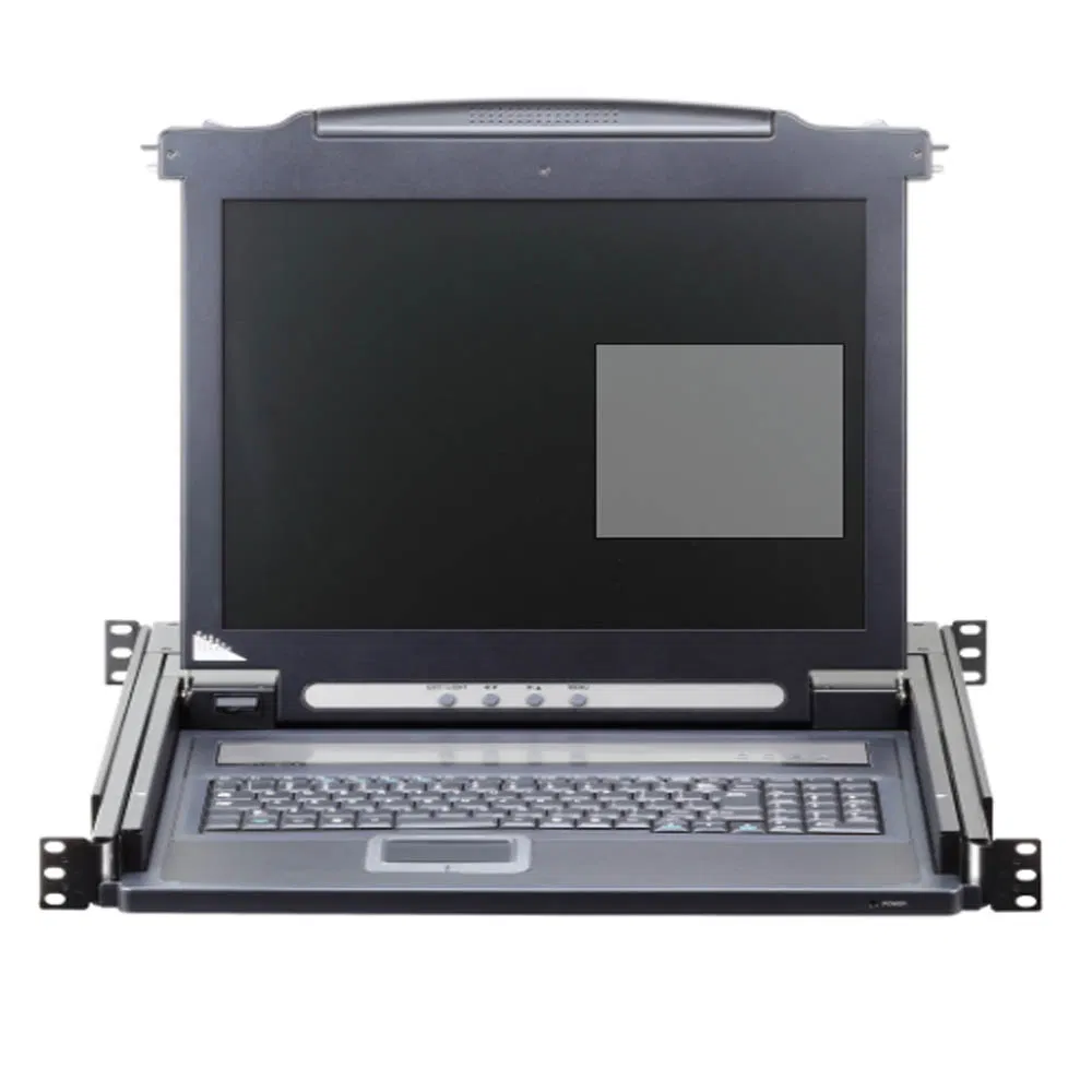 Aten16-Port PS/2-USB VGA Single Rail Cl3116nx-ATA Cl3116nx-ATA-Az Cl3116nx / Cl3116nx-ATA-Rg Widescreen LCD Console Kvm Switch