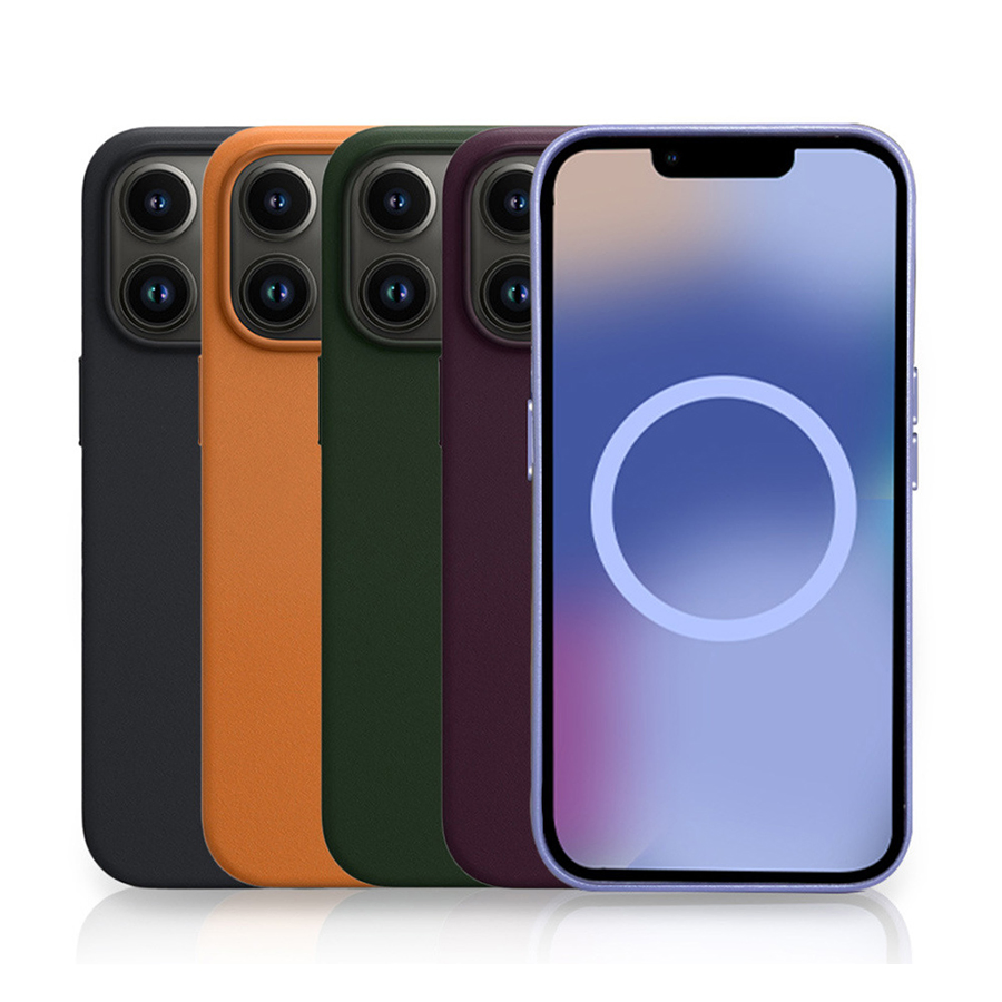 Кожаный чехол MagSafe для iPhone 13