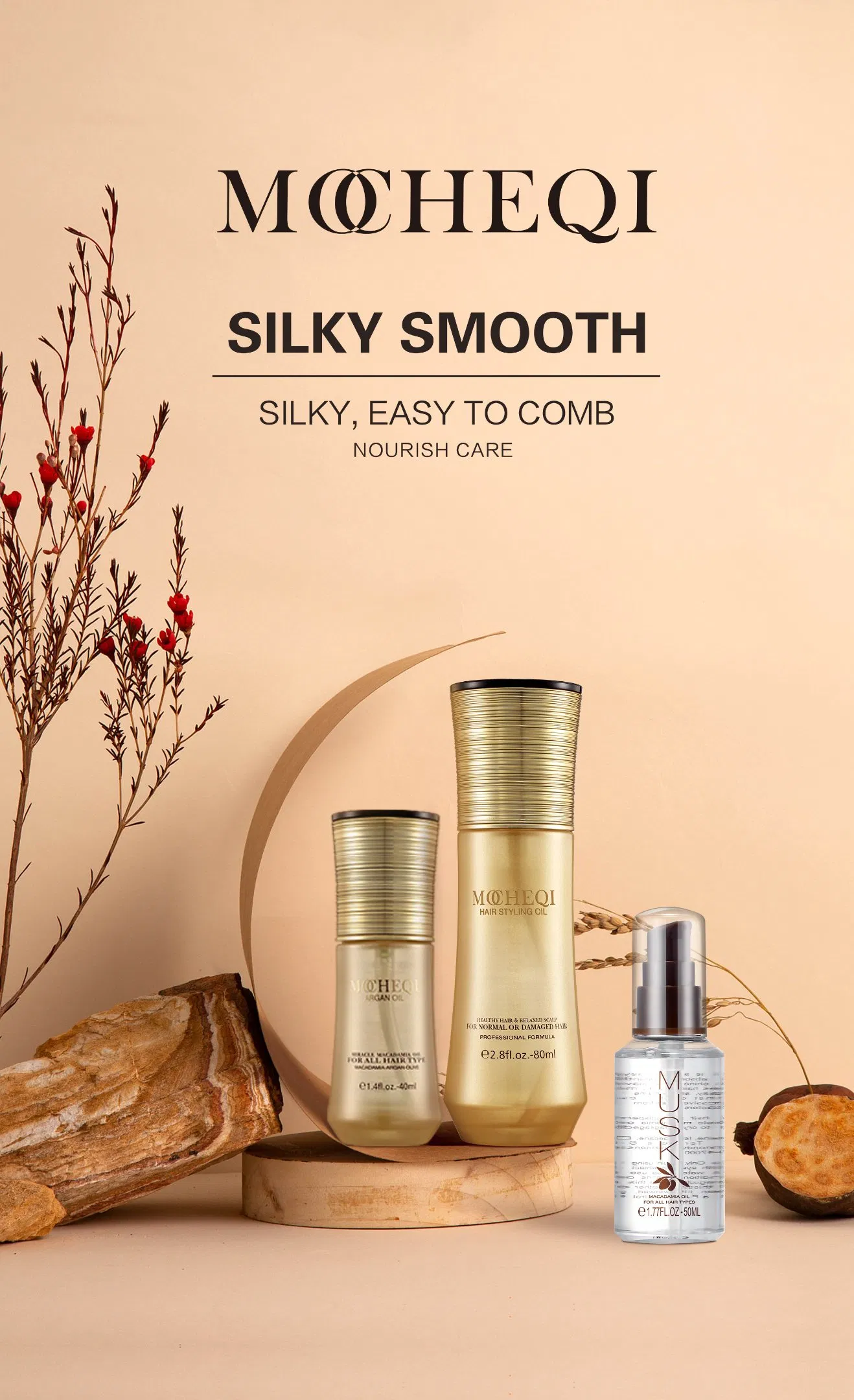 MOCHEQI Hair Care Hair Styling Oil