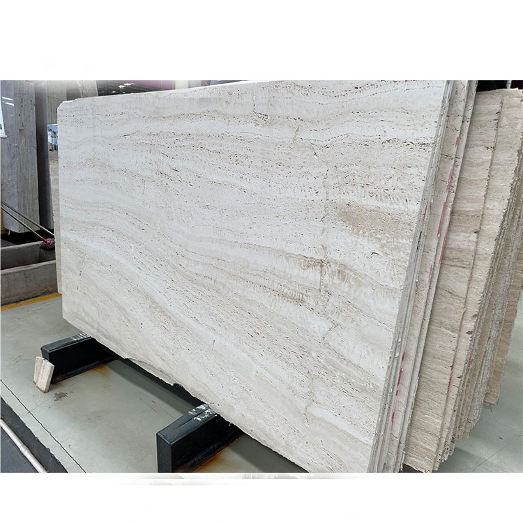 Natural White Travertine Stone Onyx Floor Wall Slabs for Decoration