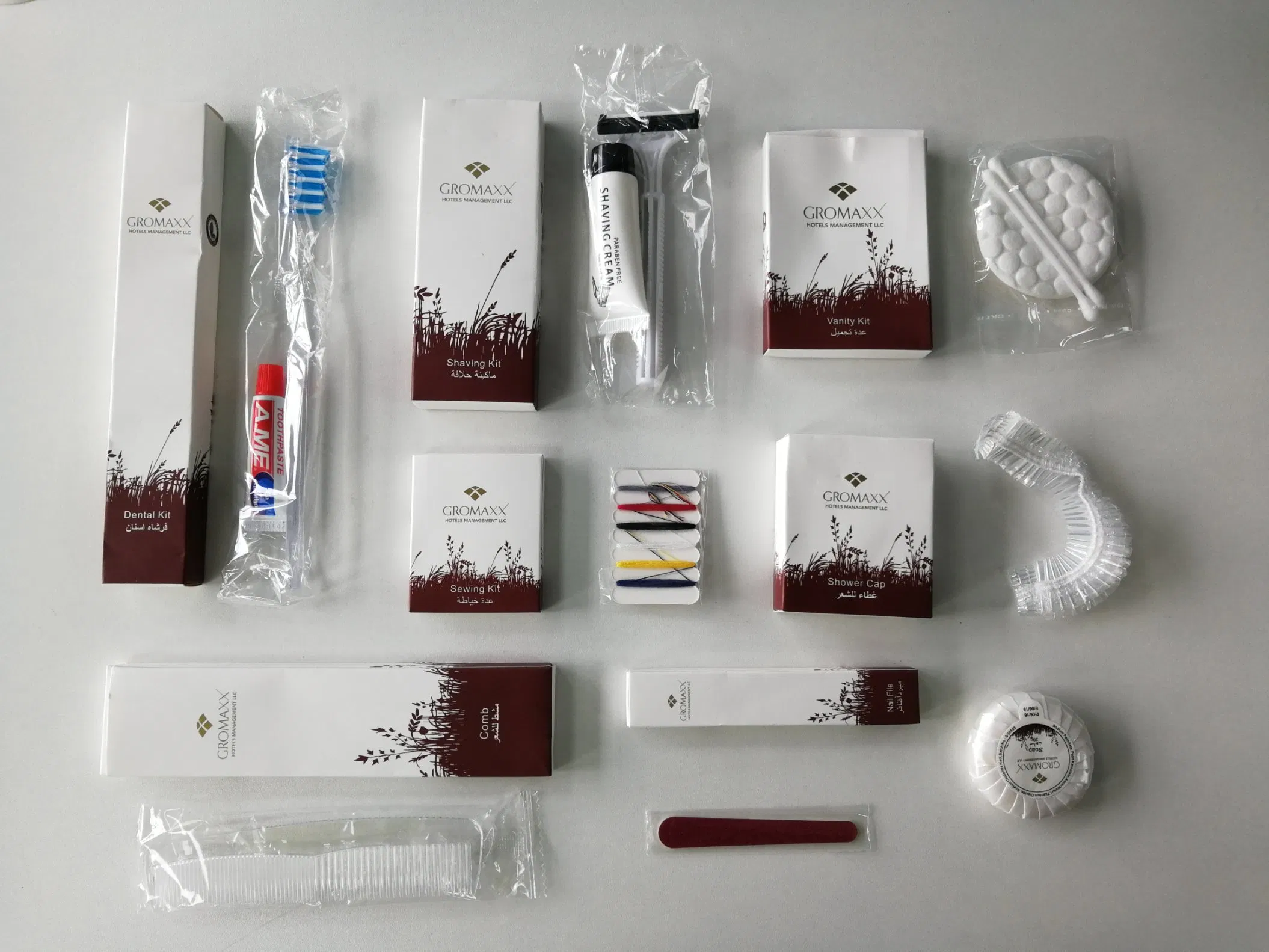 White Paper Box Hotel Amenities Disposable Supplies