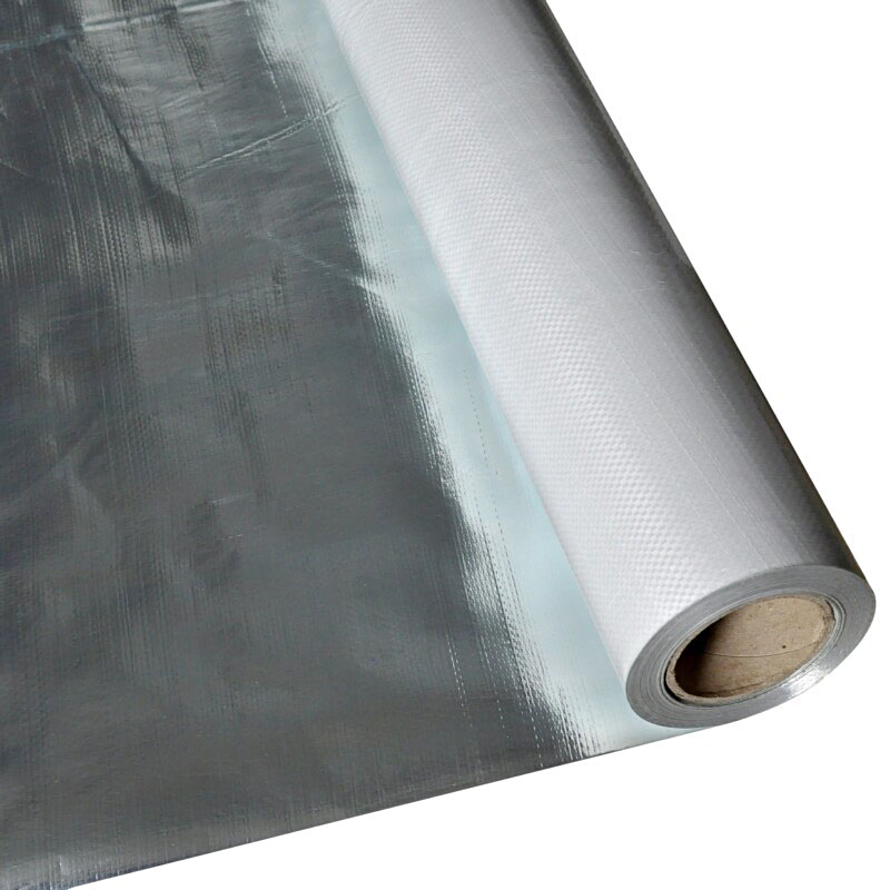 Waterproof Lightweight Woven Fabric Aluminum Foil Insulation Material for Car Cover / Pallet Cover / Container Liner