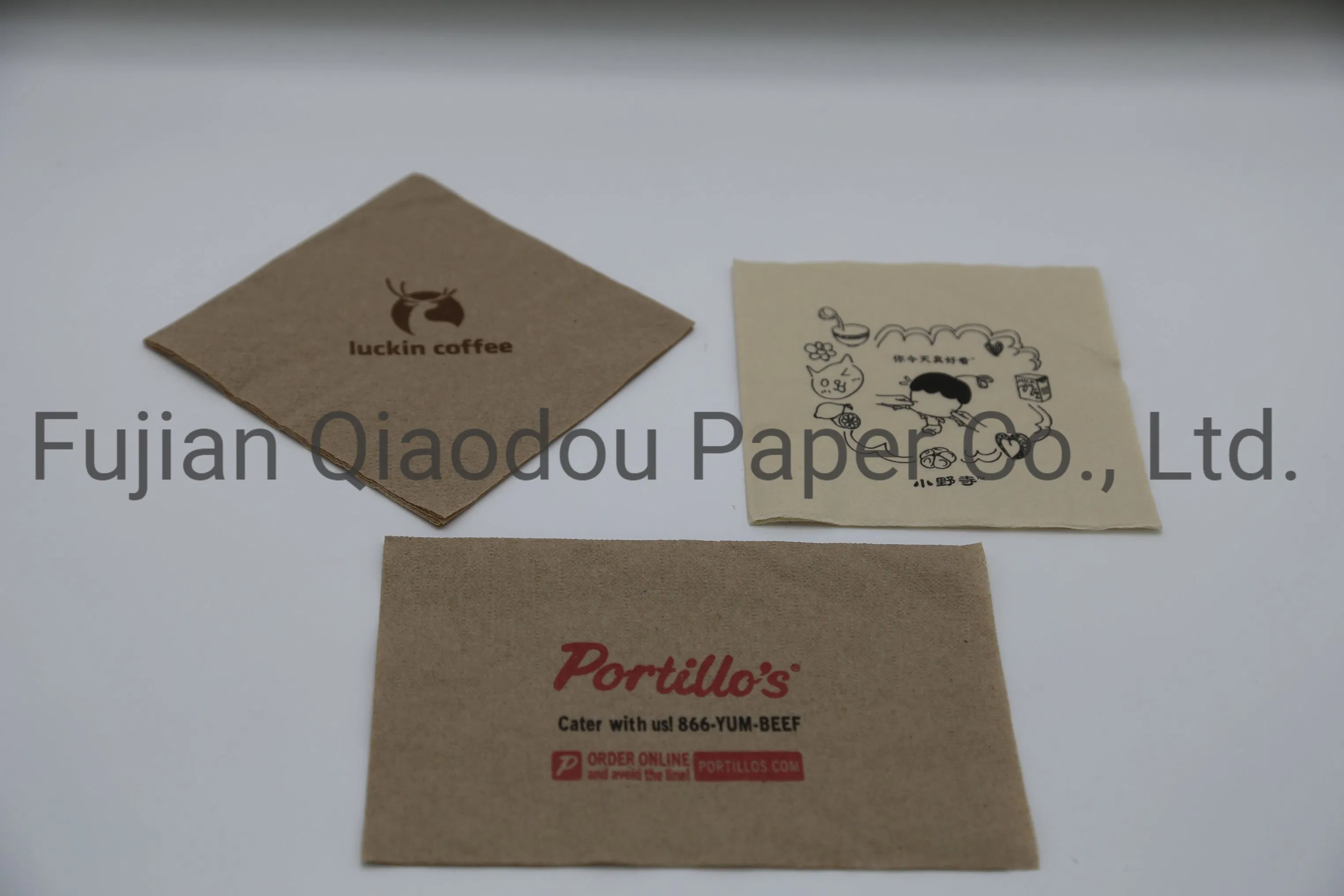 Qiaodou Hot Sale Manufacture Factory Custome Napkin Paper Napkins Serviettes