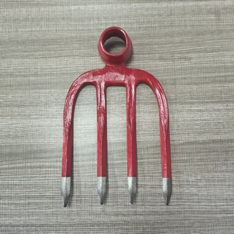 Field Fork Hoe for Multi-Purpose Digging Turning Soil Three-Tooth Four-Tooth