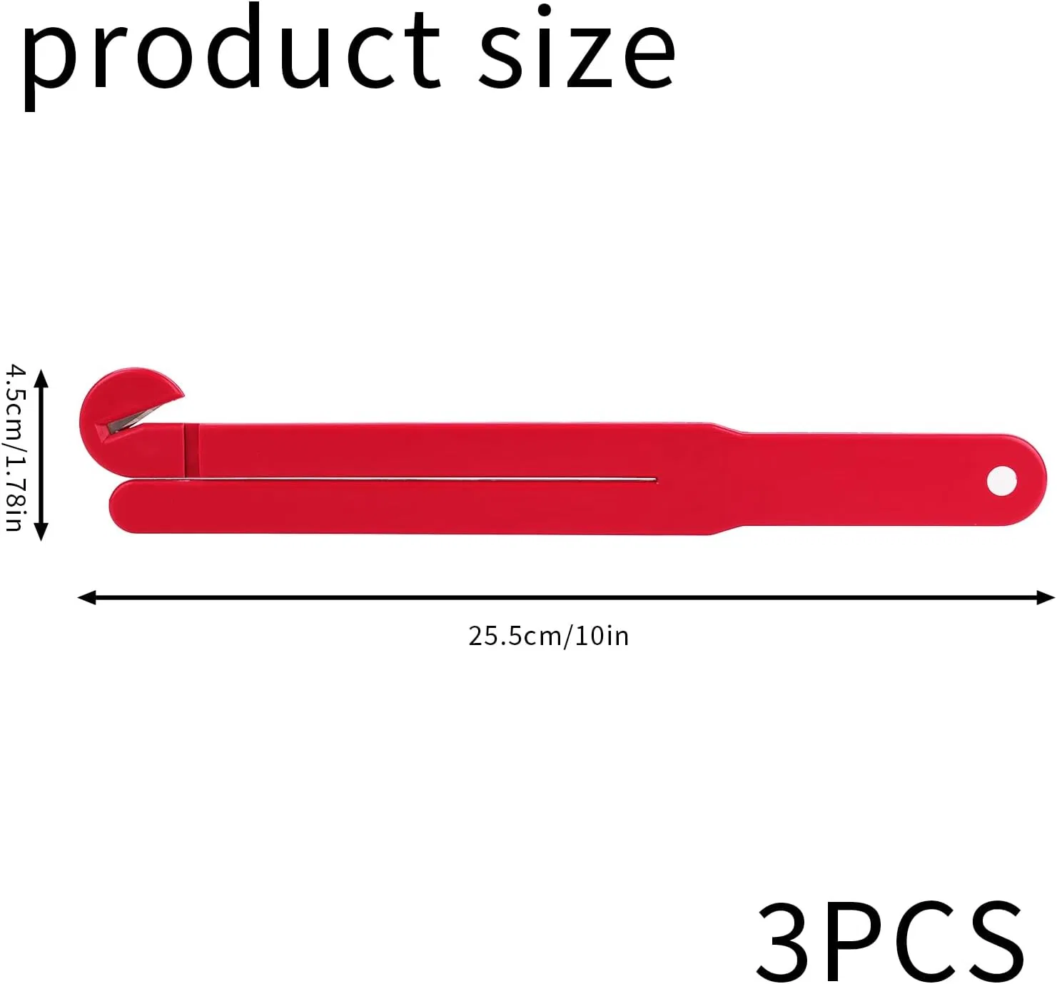 Stainless Steel Blade Food Bag Opener with Suction Cup