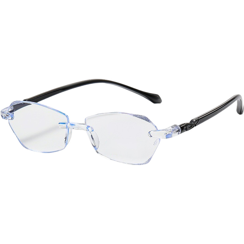 OEM Simple Fashion Glasses HD Anti-Blue Light Frameless Reading Glasses