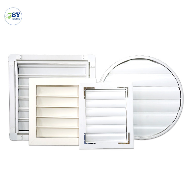 Premium Square PVC Ventilation Shutters for Efficient Airflow