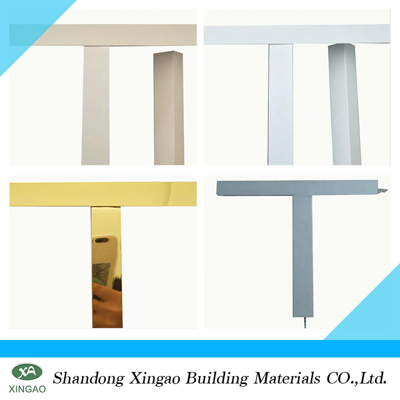 Flat Suspension Ceiling System T Bar Steel Ceiling Grid