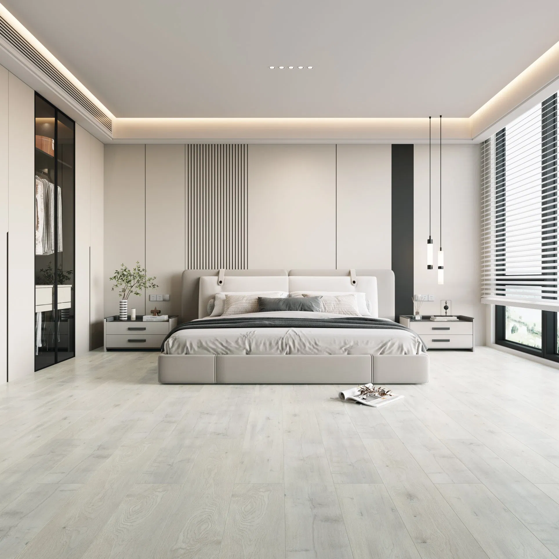 in Stock Hot Selling North American 12mm Random E. I. R. Wood Grain Laminate Flooring