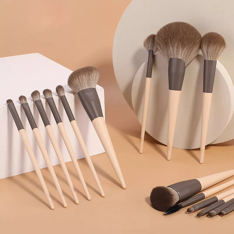 Premium Foundation Blending Blush Concealer Eye Cosmetic Makeup Brush Set