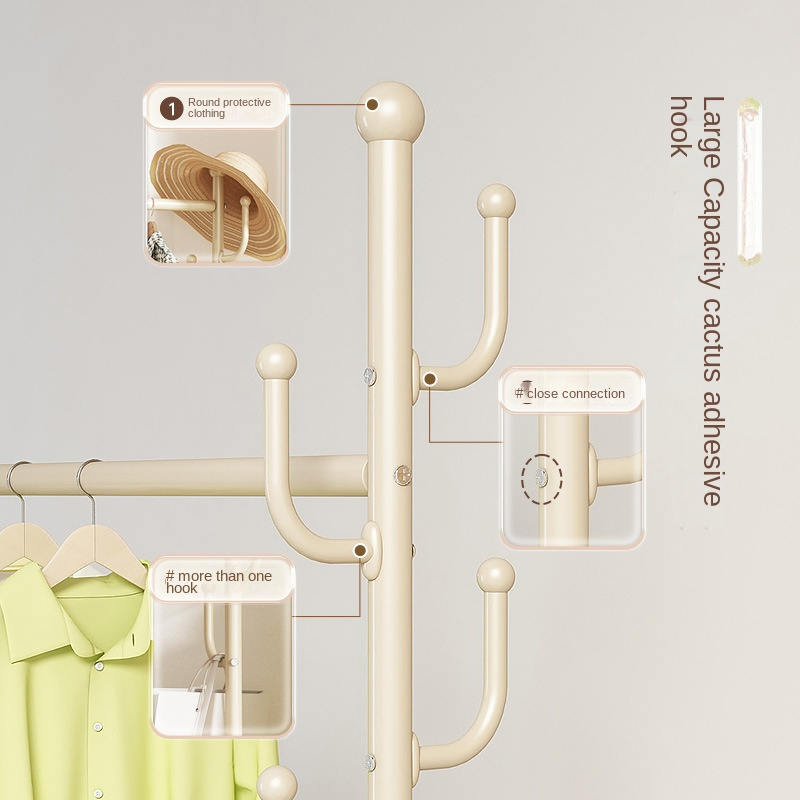 Elegant Customizable Coat and Shoe Rack with Hanging Pole