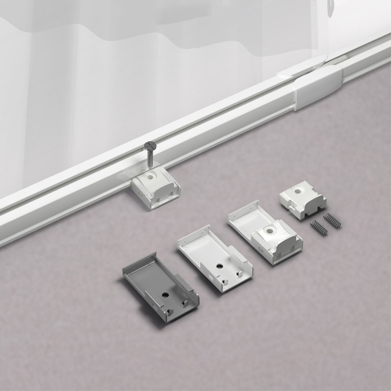 Factory Home Decorative Ceiling Window Manual Aluminum Extendable Curtain Rail Track