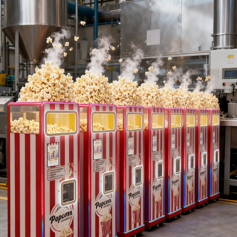 32oz CE RoHS Certified Customized 2 Flavor Automatic Commerical Popcorn Vending Machine for Cinema