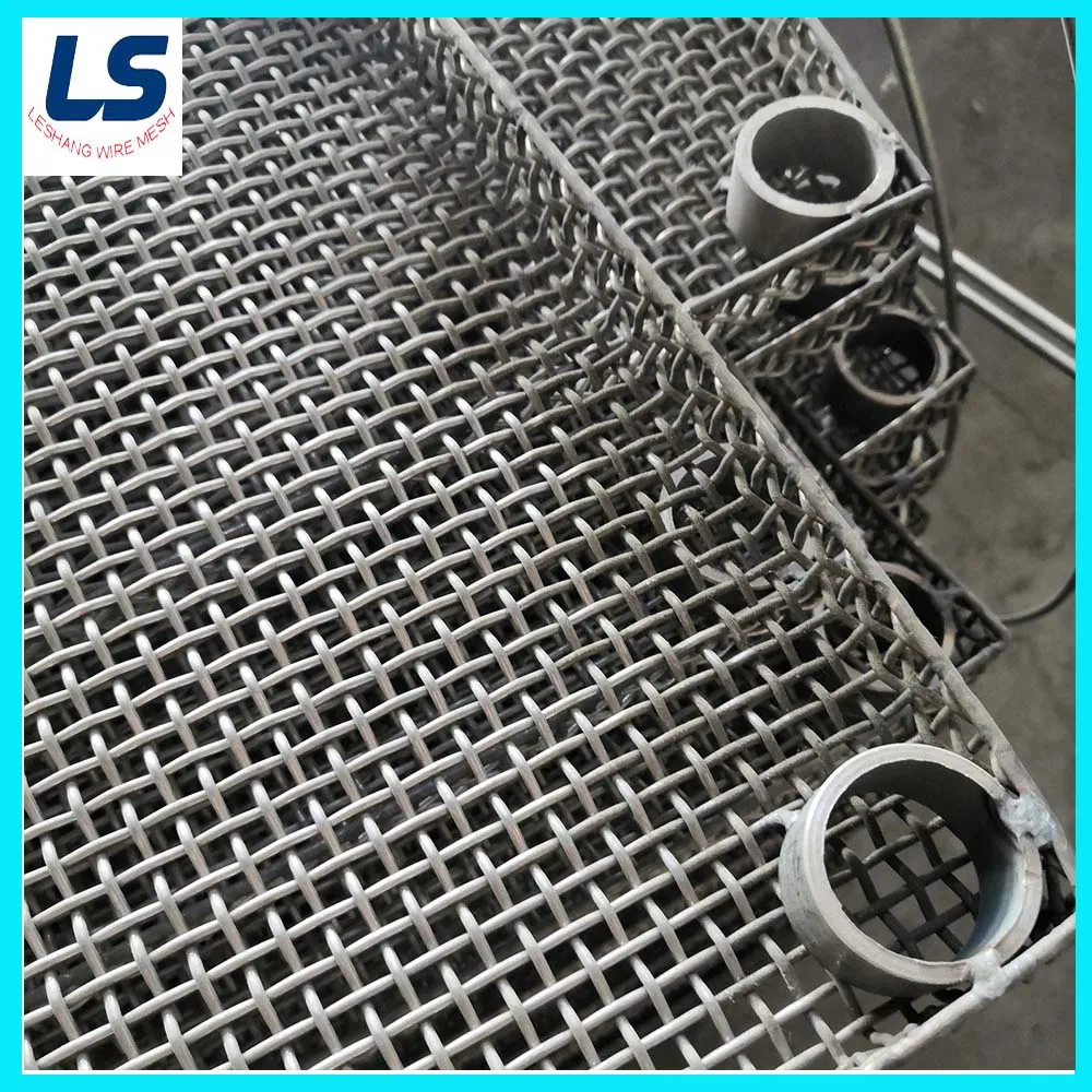 Stainless Steel Woven Wire Mesh Tray /Perforated Metal Tray