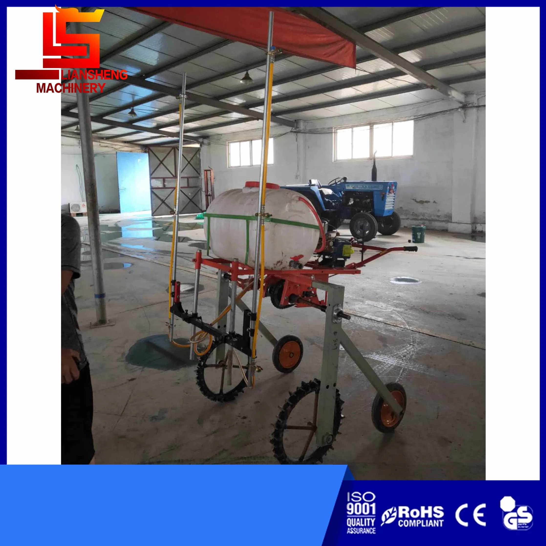 Hot Sell Hand Push Gasoline Boom Sprayer, Working Width 4 M