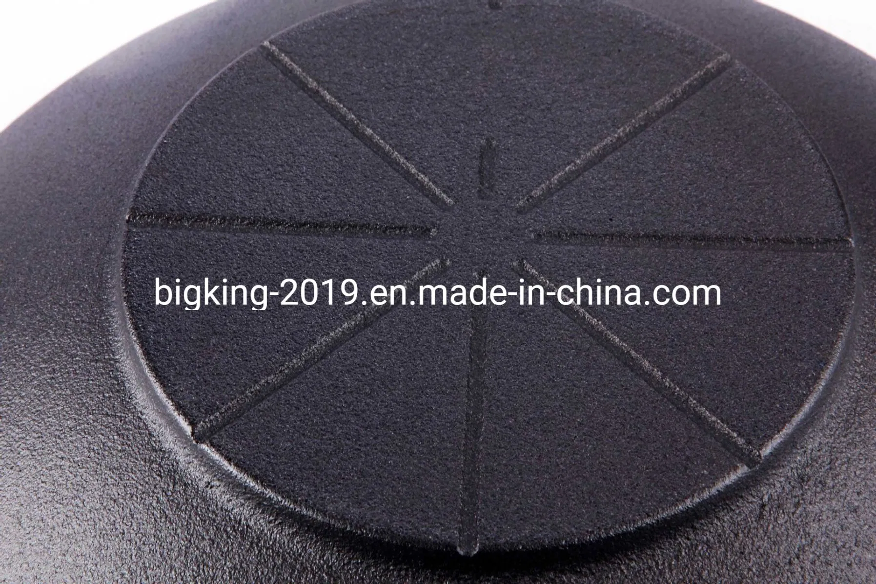 Two Handle Chinese Cast Iron Wok and Frying Pan